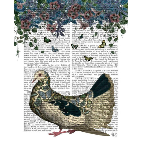 Butterfly Dove White Modern Wood Framed Art Print by Fab Funky