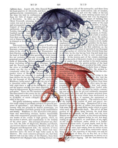 Flamingo and Parasol White Modern Wood Framed Art Print with Double Matting by Fab Funky