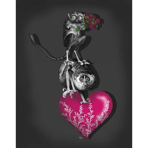 We Brought You Flowers Black Modern Wood Framed Art Print with Double Matting by Fab Funky