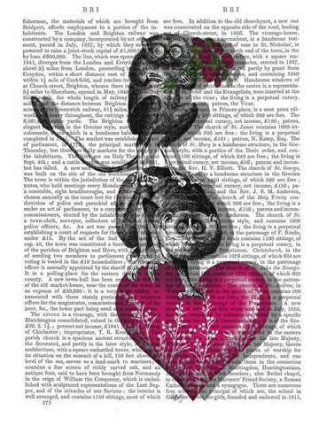 We Brought You Flowers Black Ornate Wood Framed Art Print with Double Matting by Fab Funky