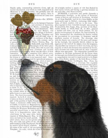 Bernese Ice Cream White Modern Wood Framed Art Print with Double Matting by Fab Funky