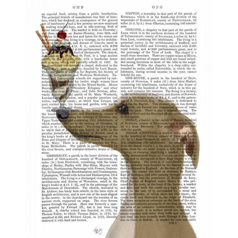 Greyhound, Tan, Ice Cream White Modern Wood Framed Art Print by Fab Funky