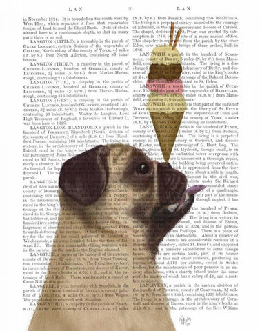 Pug, Fawn, Ice Cream Black Ornate Wood Framed Art Print with Double Matting by Fab Funky