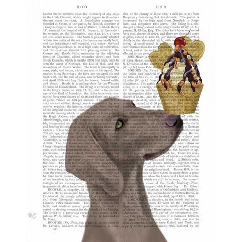 Weimaraner Ice Cream Gold Ornate Wood Framed Art Print with Double Matting by Fab Funky