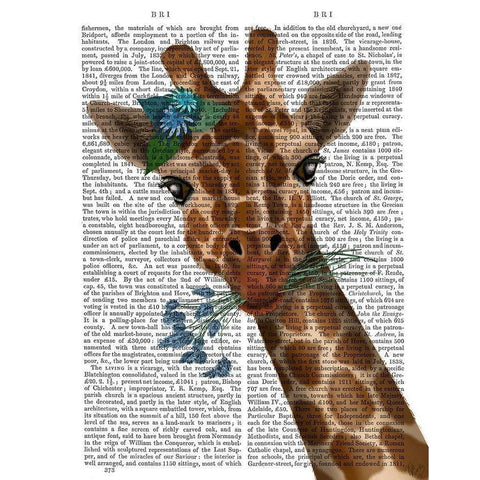 Chewing Giraffe 1 White Modern Wood Framed Art Print by Fab Funky