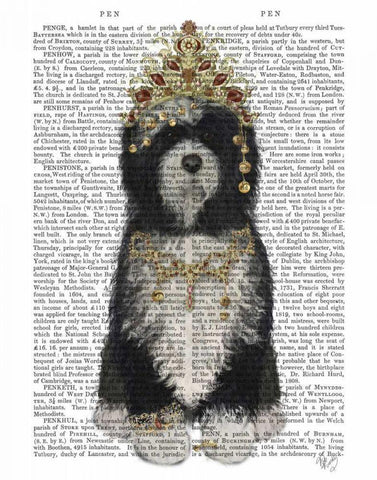 Tibetan Tibetan White Modern Wood Framed Art Print with Double Matting by Fab Funky