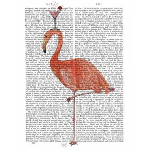 Flamingo and Cocktail 3 Gold Ornate Wood Framed Art Print with Double Matting by Fab Funky