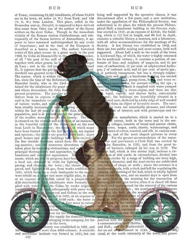 Pug Scooter White Modern Wood Framed Art Print with Double Matting by Fab Funky