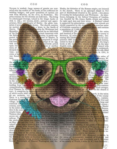 French Bulldog and Flower Glasses Black Ornate Wood Framed Art Print with Double Matting by Fab Funky