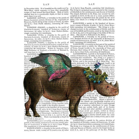 Rhino with Strawberry Crown Black Modern Wood Framed Art Print by Fab Funky