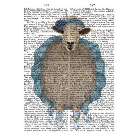 Ballet Sheep 3 Book Print White Modern Wood Framed Art Print by Fab Funky