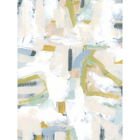 Interim III Black Modern Wood Framed Art Print by Vess, June Erica