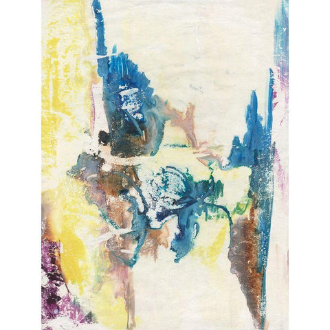Jungle Magic I Black Modern Wood Framed Art Print by Combs, Joyce