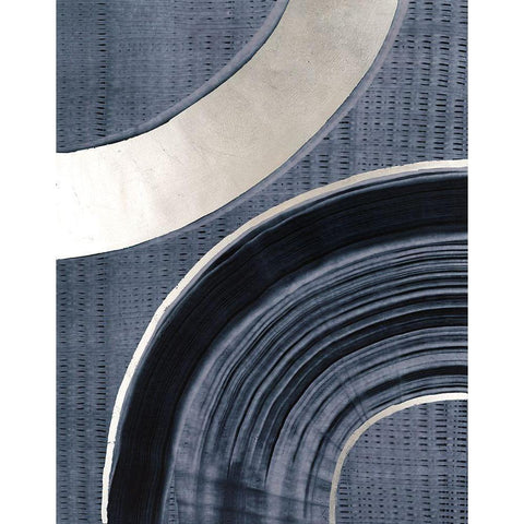 Micron I Black Modern Wood Framed Art Print with Double Matting by Lam, Vanna