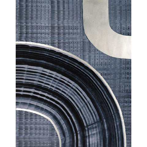 Micron II White Modern Wood Framed Art Print by Lam, Vanna