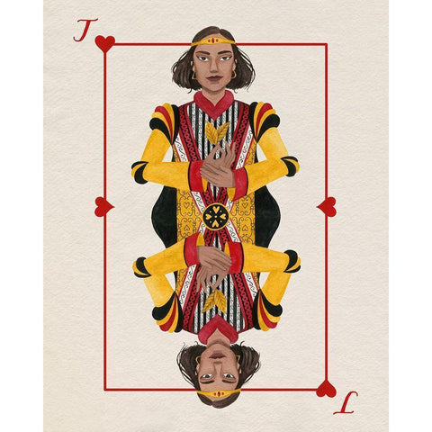 Royal Suits III Black Modern Wood Framed Art Print by Popp, Grace