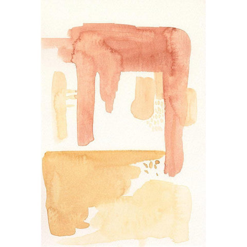 Desert Tint I Black Modern Wood Framed Art Print with Double Matting by Moore, Regina