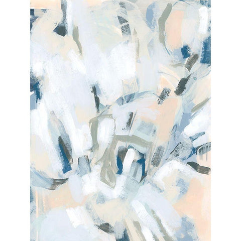 Blue Notes II Gold Ornate Wood Framed Art Print with Double Matting by Vess, June Erica