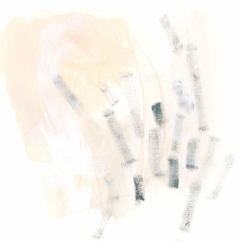 Subtle Strike VI White Modern Wood Framed Art Print by Vess, June Erica