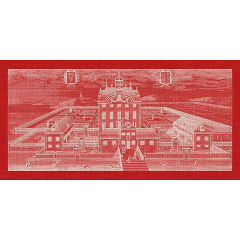 Architecture Pop I Gold Ornate Wood Framed Art Print with Double Matting by Dahlberg, Eric