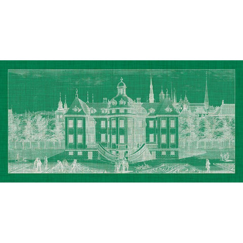 Architecture Pop III Gold Ornate Wood Framed Art Print with Double Matting by Dahlberg, Eric