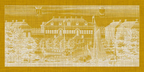 Architecture Pop IV White Modern Wood Framed Art Print with Double Matting by Dahlberg, Eric