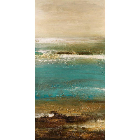Embellished Lullaby II Black Modern Wood Framed Art Print with Double Matting by Bramma, Lila