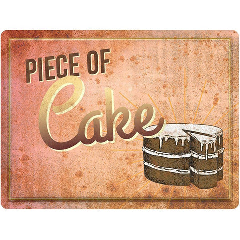 Piece of Cake White Modern Wood Framed Art Print by North 40