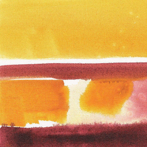 Desert Skies I Black Modern Wood Framed Art Print with Double Matting by Combs, Joyce