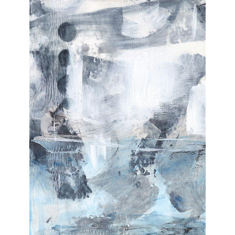 Whoa-thats Deep I White Modern Wood Framed Art Print by Harper, Ethan