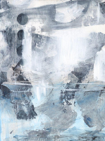 Whoa-thats Deep I White Modern Wood Framed Art Print with Double Matting by Harper, Ethan