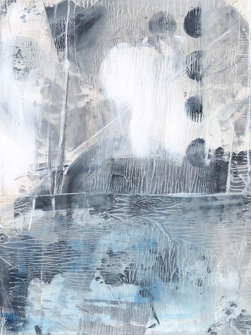 Whoa-thats Deep II White Modern Wood Framed Art Print with Double Matting by Harper, Ethan