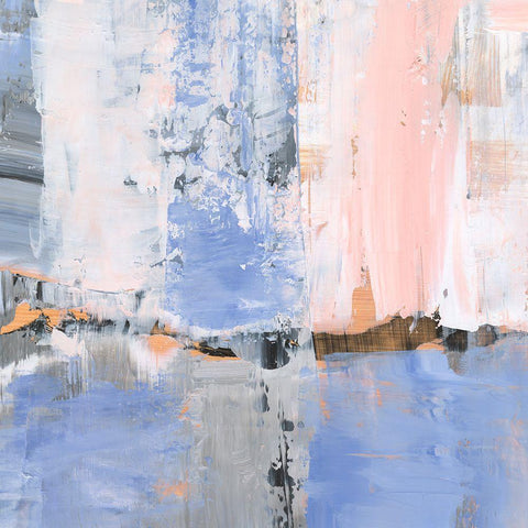 Coming Down in Sheets II Black Modern Wood Framed Art Print by Harper, Ethan