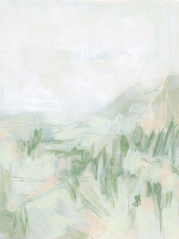 Desert Grasses I White Modern Wood Framed Art Print with Double Matting by Vess, June Erica