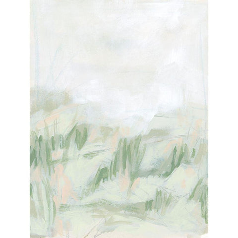 Desert Grasses II White Modern Wood Framed Art Print by Vess, June Erica