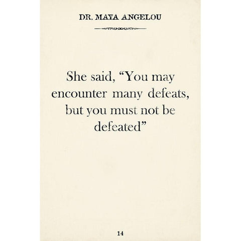 Notable Quotes III White Modern Wood Framed Art Print by Vision Studio