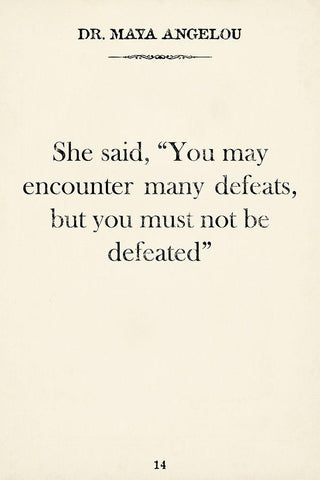 Notable Quotes III White Modern Wood Framed Art Print with Double Matting by Vision Studio