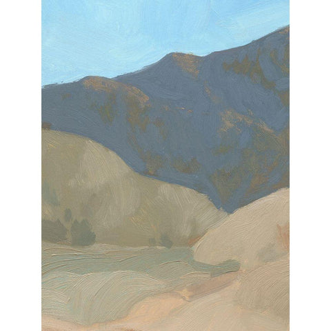 Saddle Mountain IV White Modern Wood Framed Art Print by Green, Jacob
