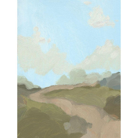Summer Wayside III Black Modern Wood Framed Art Print by Green, Jacob