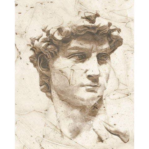 Classical Study I White Modern Wood Framed Art Print by Saunders, Alonzo