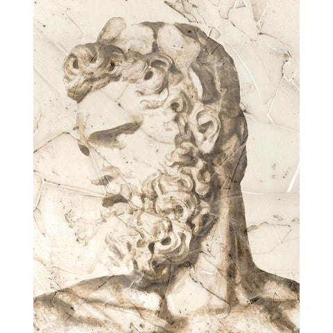 Classical Study II White Modern Wood Framed Art Print by Saunders, Alonzo