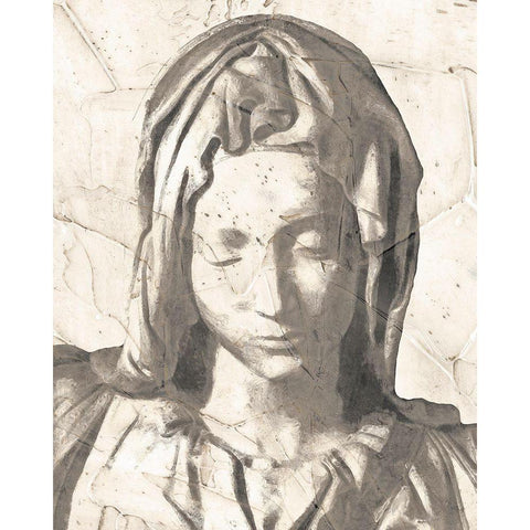 Classical Study III White Modern Wood Framed Art Print by Saunders, Alonzo