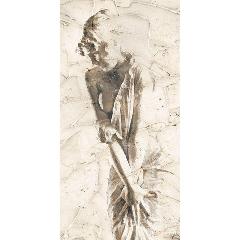 Classical Study VI White Modern Wood Framed Art Print by Saunders, Alonzo