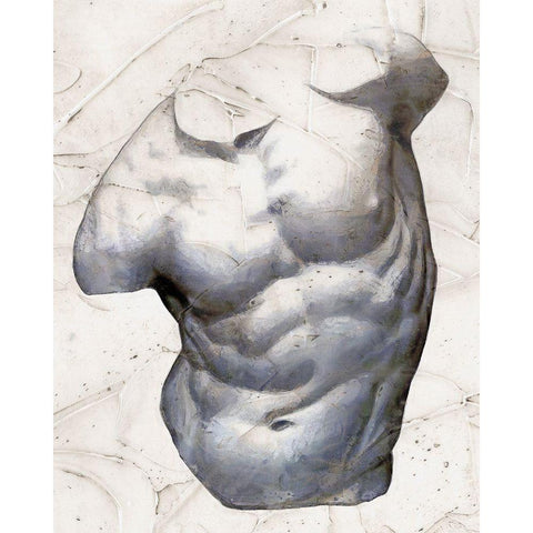 Classical Study VII Gold Ornate Wood Framed Art Print with Double Matting by Saunders, Alonzo