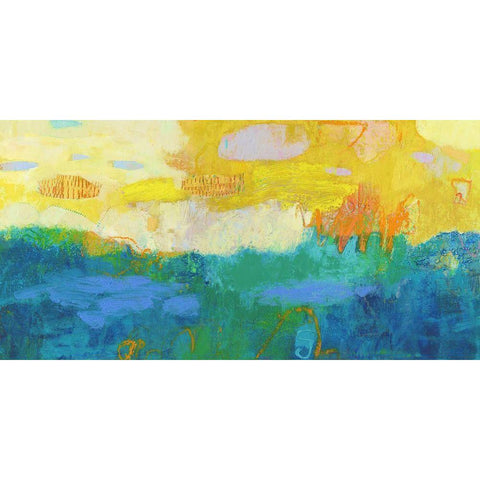 Revenir III White Modern Wood Framed Art Print by Jachimiec, Sue