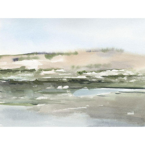 Valley Oasis I White Modern Wood Framed Art Print by Harper, Ethan