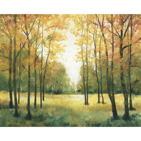 Fall Retreat I Gold Ornate Wood Framed Art Print with Double Matting by OToole, Tim