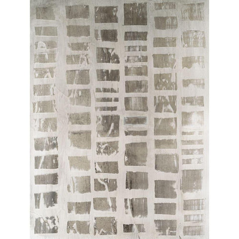 Recessive I Black Modern Wood Framed Art Print with Double Matting by Lam, Vanna