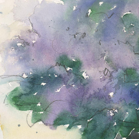 Floral Facade I Black Modern Wood Framed Art Print with Double Matting by Dixon, Samuel