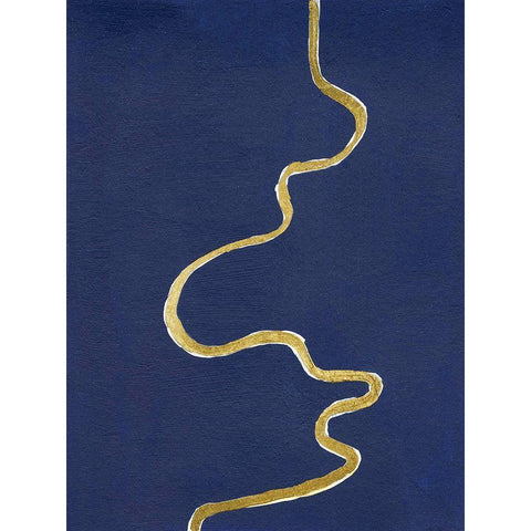 Oxbow I White Modern Wood Framed Art Print by Willett, Michael